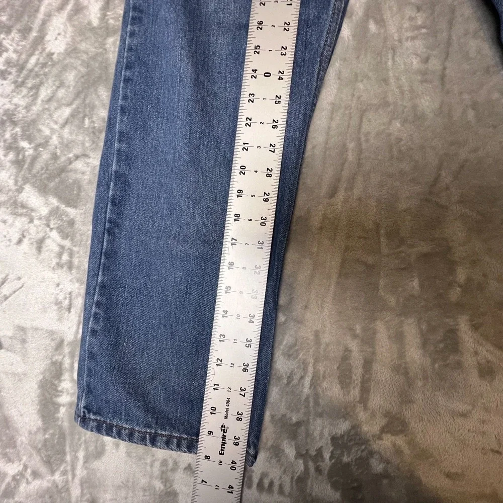 Levi's 505 Jeans Mens 36x30 Blue Denim‎ Regular Fit Medium Wash Straight Leg